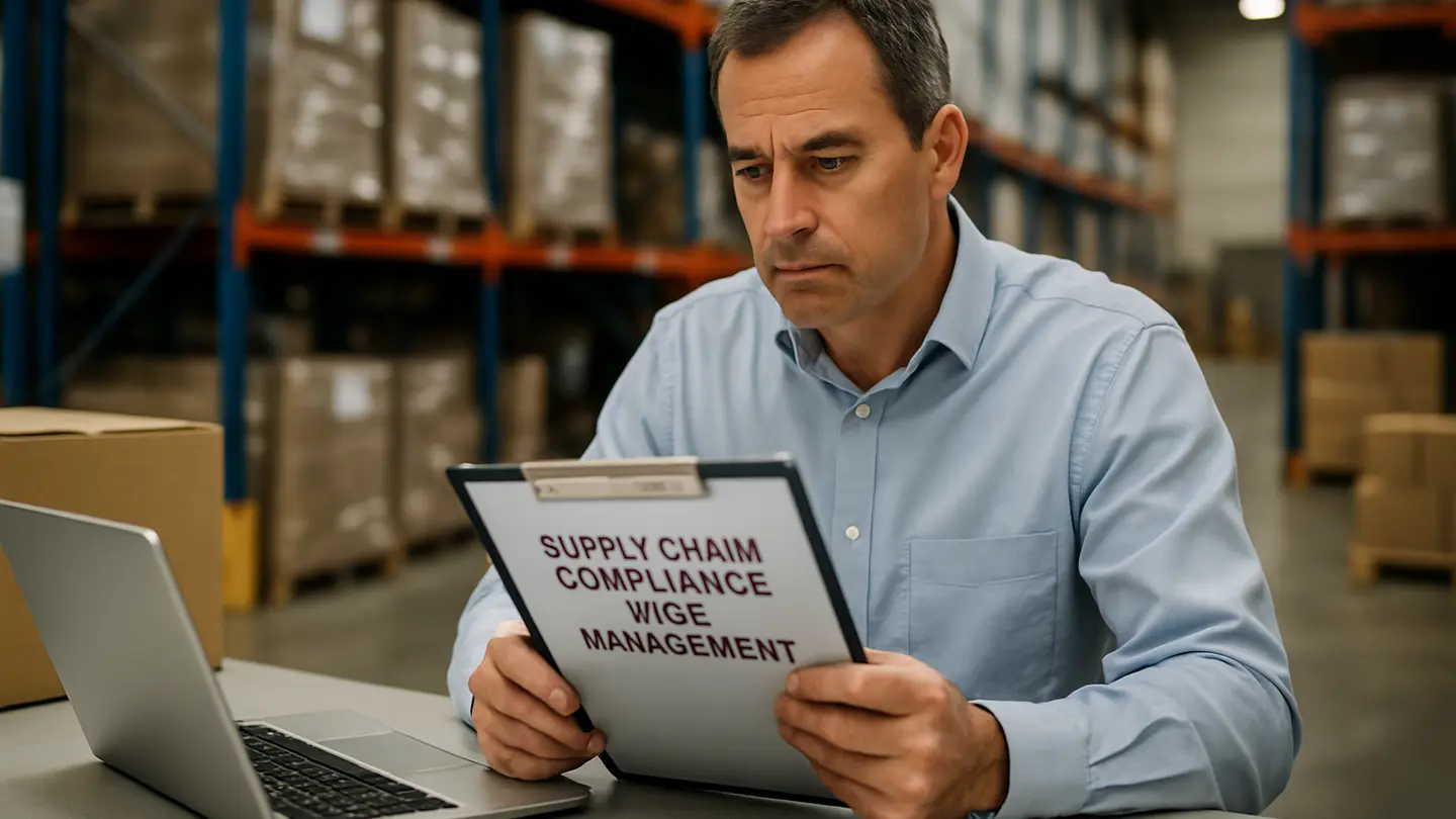 supply chain compliance risk management in a realistic professional sourcing environment
